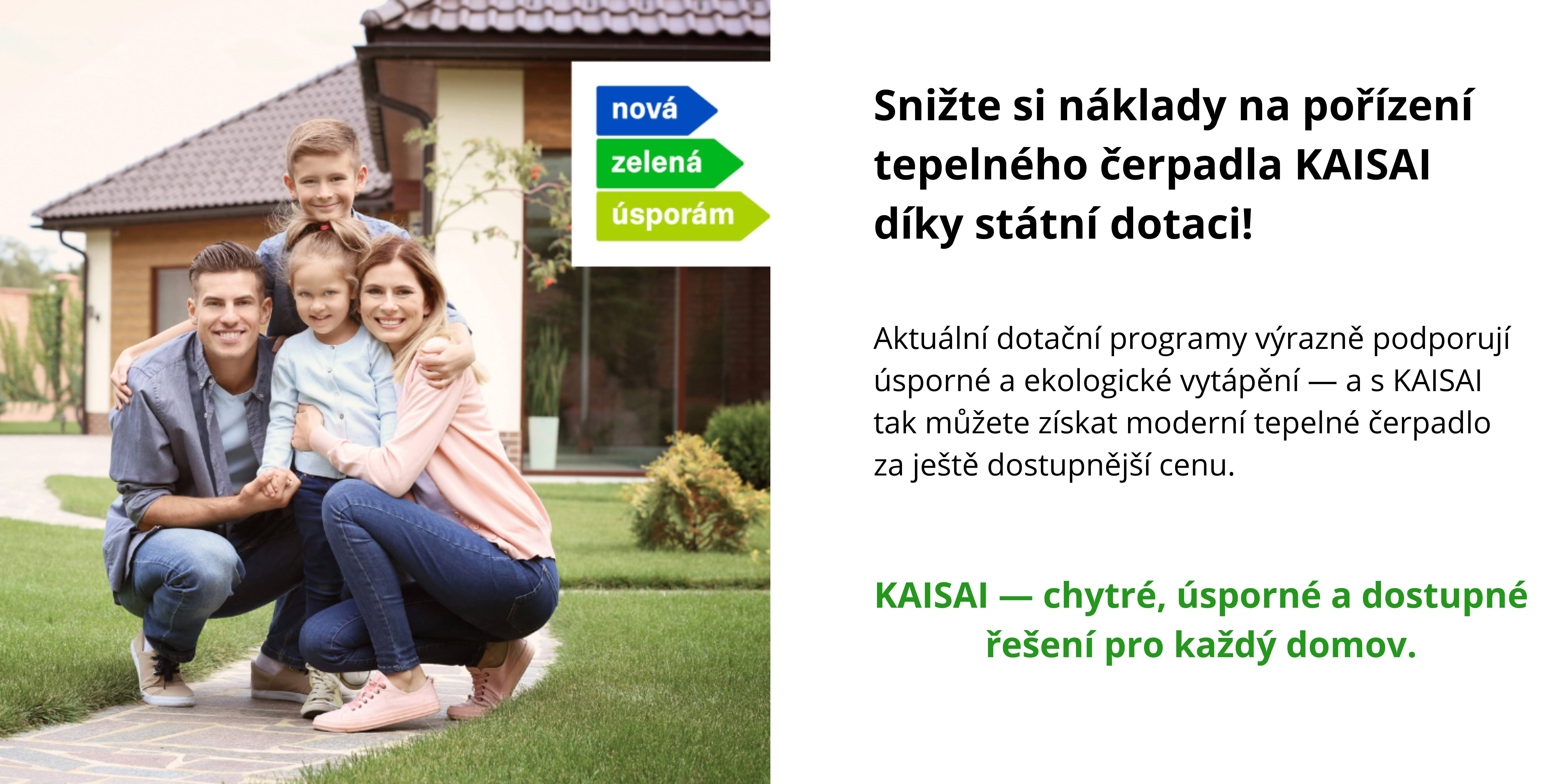 dotace kaisai tepelná čerpadla